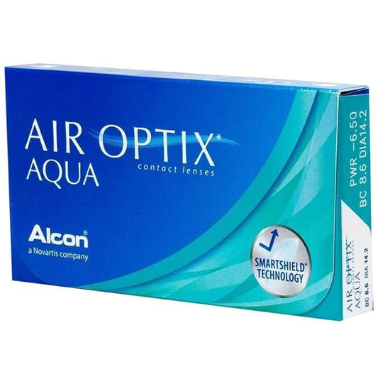 Alcon Air Optix Aqua Contact Lens Optical Power -6.5 Transparent Spherical
box of 6 contact lenses