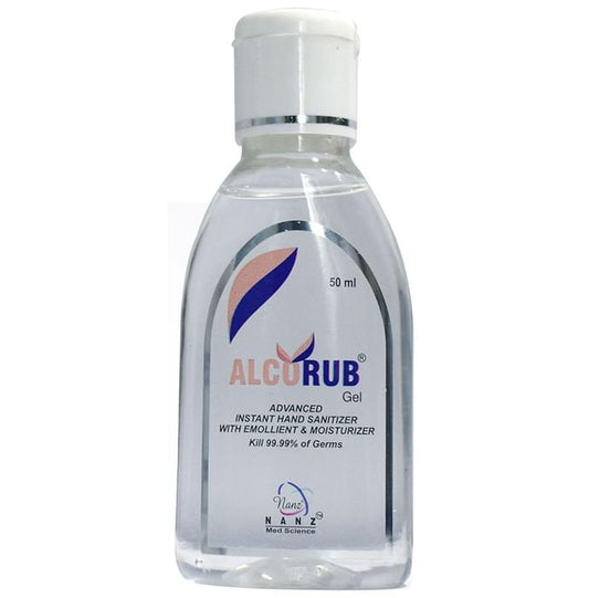 Alcorub Gel Sanitizer
bottle of 50 ml Sanitizer