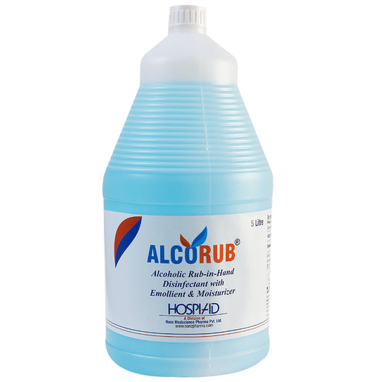 Alcorub Hand Sanitizer
bottle of 5 Ltr Sanitizer