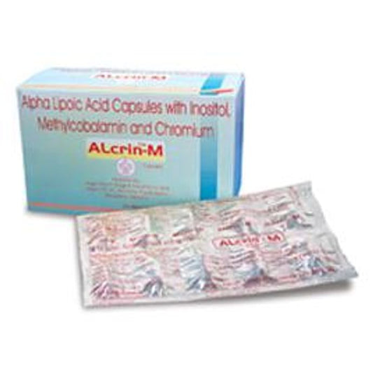 Alcrin-M Capsule
strip of 15 capsules