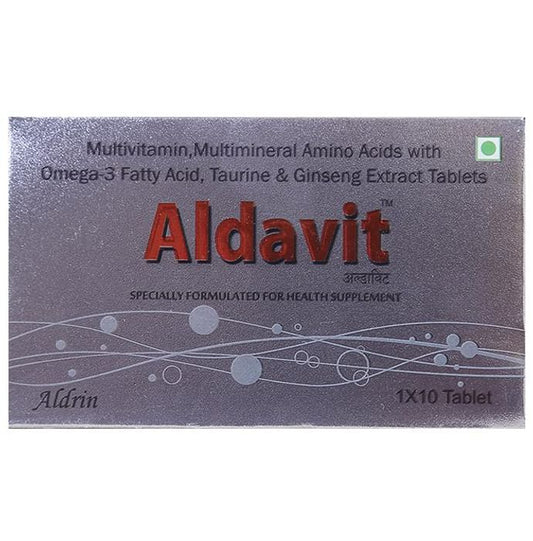 Aldavit Tablet
strip of 10 tablets