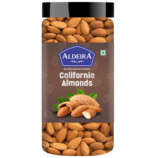 Aldeira California Almonds (Badam)
jar of 500 gm Dry Fruits