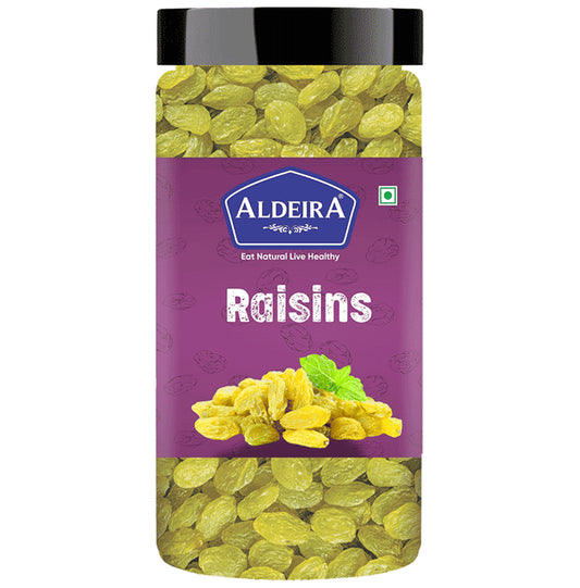 Aldeira Raisins (Kishmish)
jar of 200 gm Dry Fruits