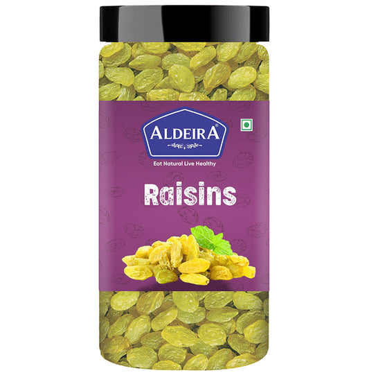 Aldeira Raisins (Kishmish)
jar of 500 gm Dry Fruits