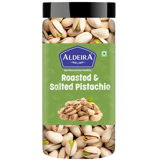 Aldeira Roasted & Salted Pistachio (Pista Salted)
jar of 500 gm Dry Fruits