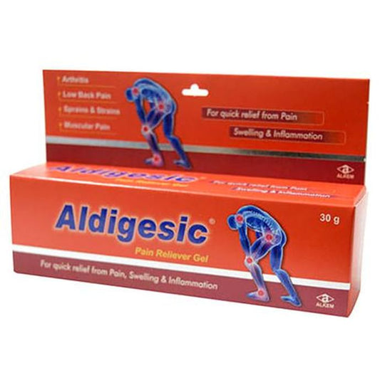 Aldigesic Gel
tube of 30 gm Gel