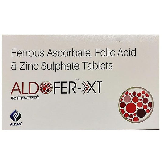 Aldofer-XT Tablet
strip of 10 tablets