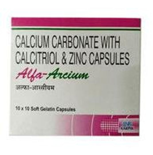 Alfa Arcium Capsule
strip of 10 capsules
