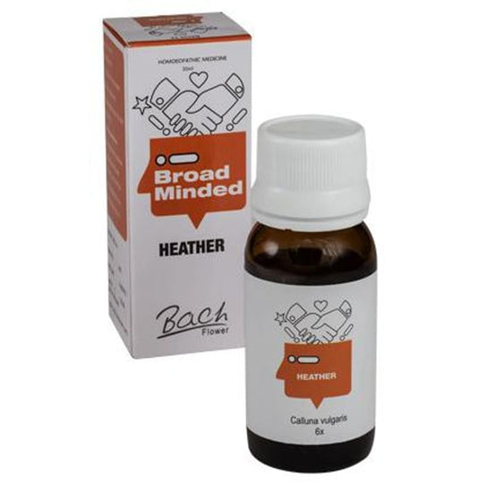 Alfa Omega Bach Flower Heather 6X
bottle of 30 ml Dilution