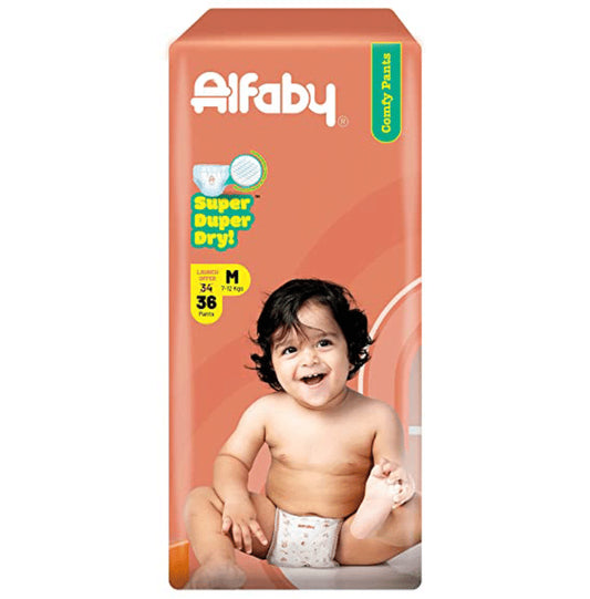 Alfaby Comfy Pants Super Super Dry Medium
packet of 36 diapers