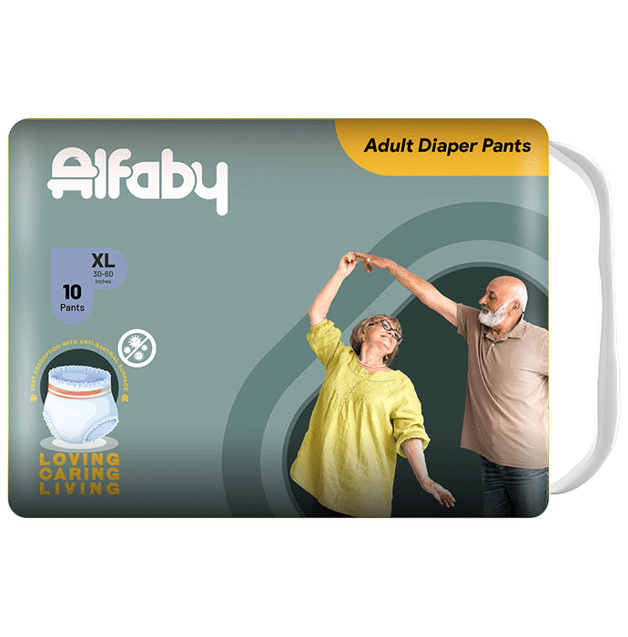 Alfaby Premium Adult Comfy Pants XL
packet of 10 diapers