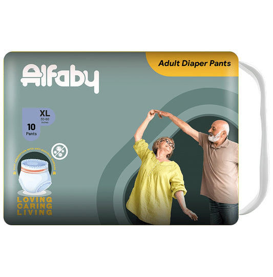 Alfaby Premium Adult Comfy Pants XL
packet of 10 diapers