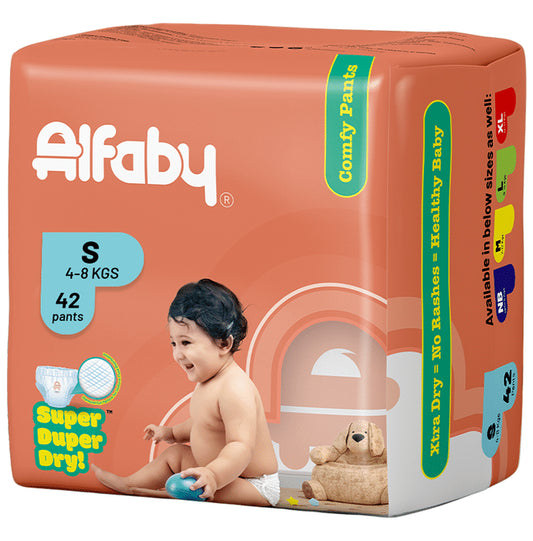 Alfaby Super Duper Dry Comfy Pants Small
packet of 42 diapers