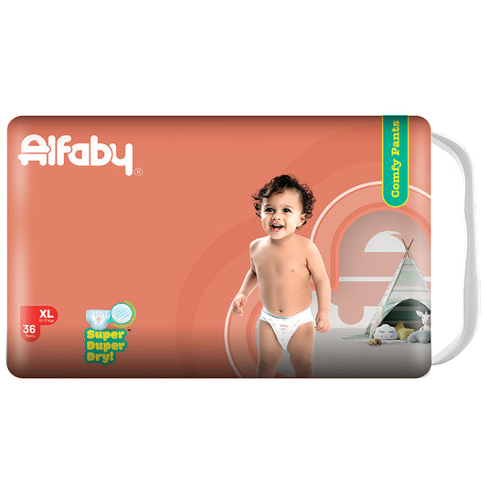 Alfaby Super Duper Dry Comfy Pants XL
packet of 36 diapers