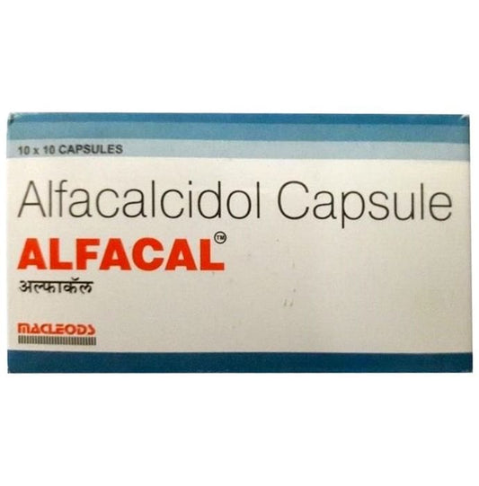 Alfacal 0.25mcg Capsule
strip of 10 capsules