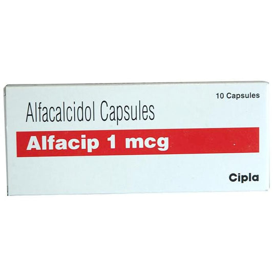 Alfacip 1mcg Capsule
strip of 10 capsules
