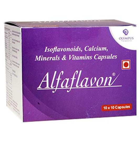 Alfaflavon Capsule
strip of 10 capsules