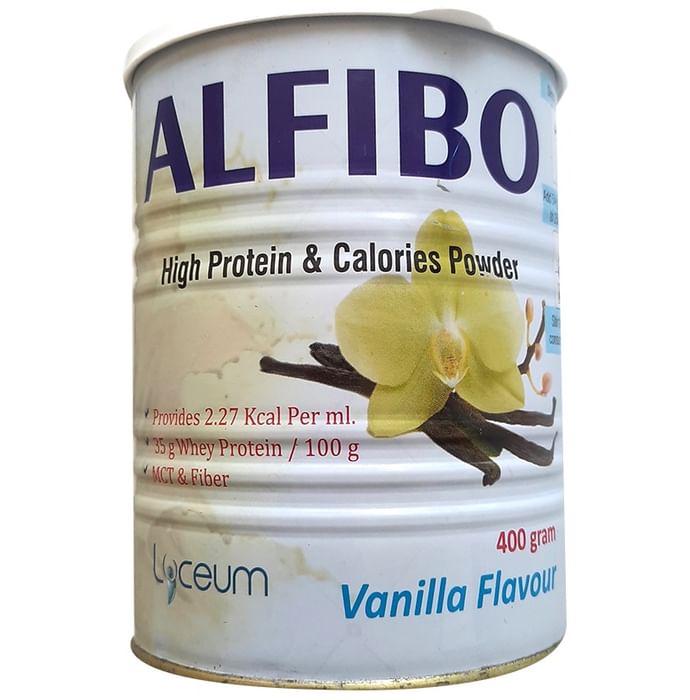 Alfibo High Protein & Calories Powder Vanilla
Tin of 400 gm Powder
