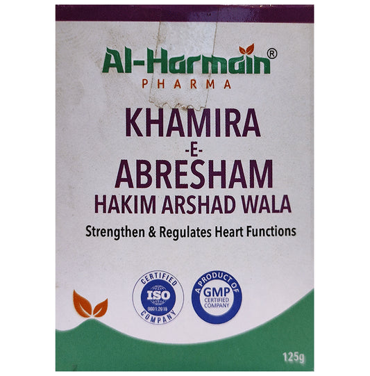 AL-Harmain Khamira-E-Abresham Hakim Arshad Wala
bottle of 125 gm Paste