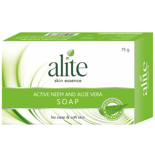 Alite Active Neem & Aloe Vera Soap
box of 75 gm Soap