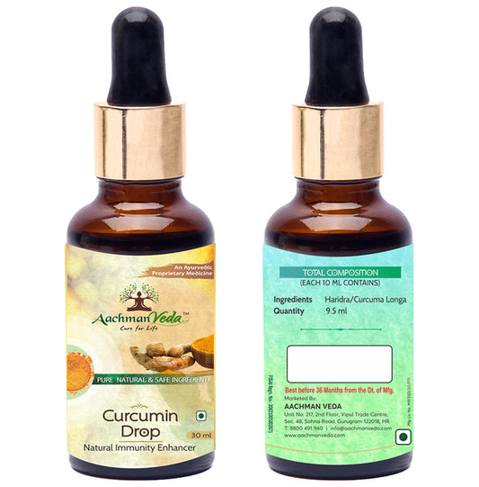 Aachman Veda Recure Hair Tonic with Aachman Veda Curcumin Drop 30ml Free
bottle of 30 ml Tonic