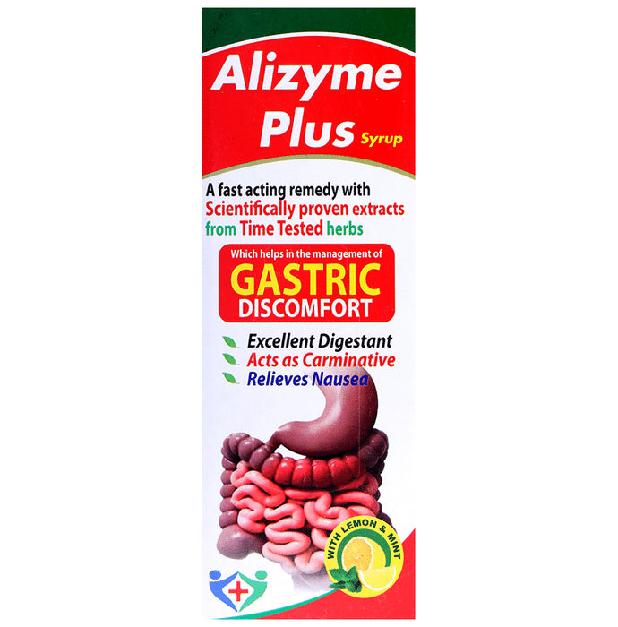 Alizyme Plus Syrup
bottle of 200 ml Syrup