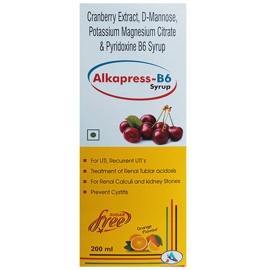 Alkapress-B6 Syrup Orange Sugar Free
bottle of 200 ml Syrup
