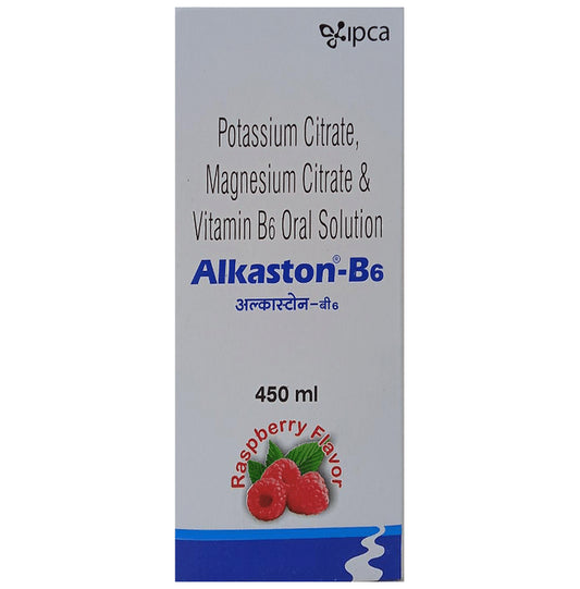 Alkaston B-6 Oral Solution with Potassium, Magnesium & Vitamin B6 | Raspberry
bottle of 450 ml Oral Solution