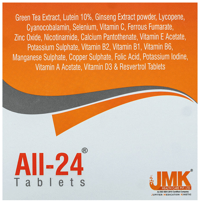 All 24 Tablet
strip of 10 tablets