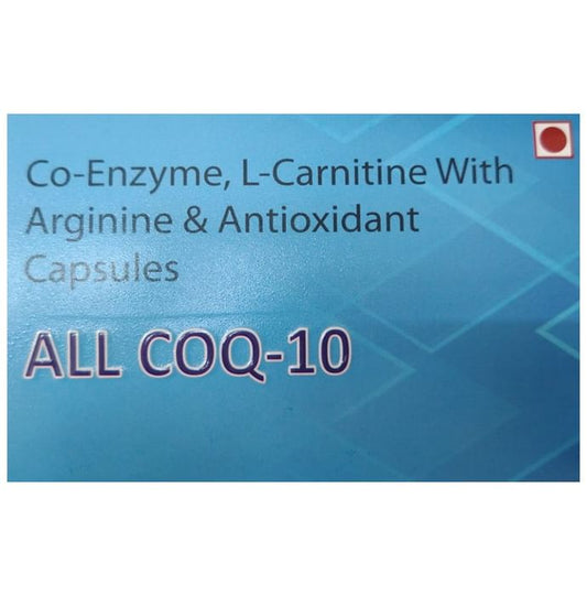 All COQ 10 Capsule
strip of 10 capsules