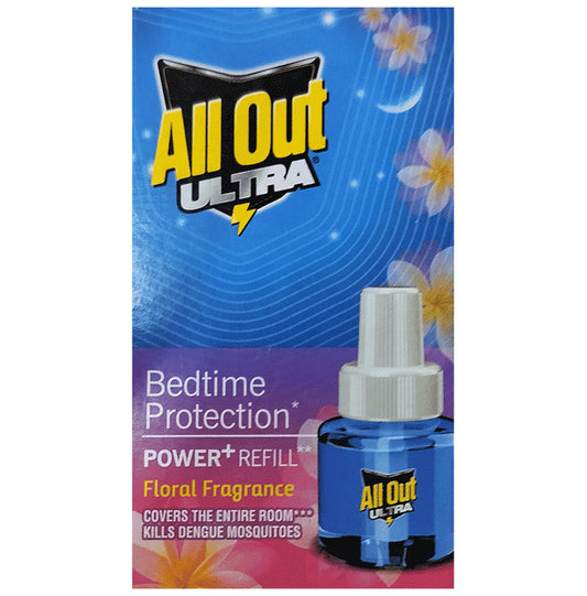 All Out Ultra Bedtime Protection Power + Refill
box of 45 ml Liquid