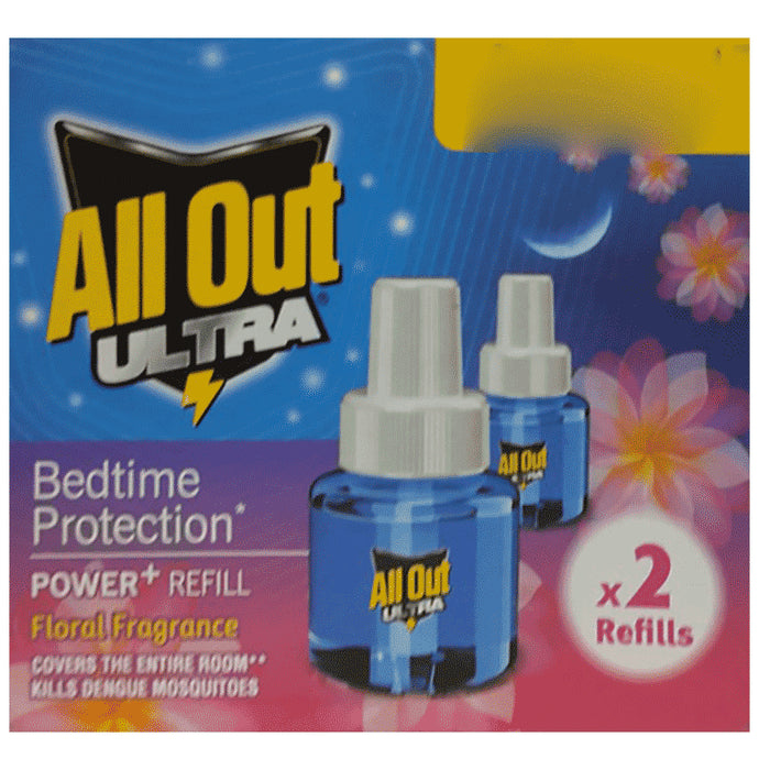 All Out Ultra Bedtime Protection Power+ Refill (45 Each) Floral Fragrance
box of 2 units