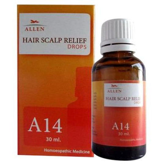 Allen A14 Hair Scalp Relief Drop
bottle of 30 ml Drop