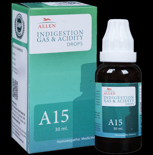 Allen A15 Indigestion Gas & Acidity Drop
bottle of 30 ml Drop