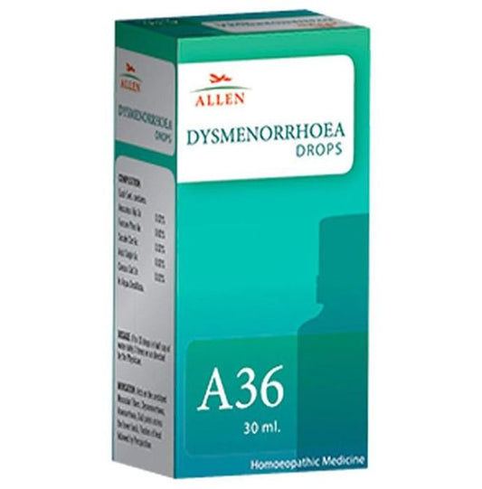 Allen A36 Dysmenorrhoea Drop
bottle of 30 ml Drop