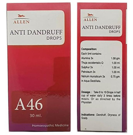 Allen A46 Anti Dandruff Drop
bottle of 30 ml Drop