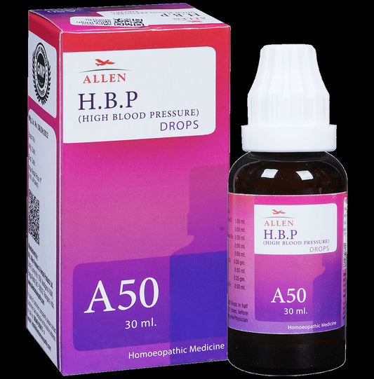 Allen A50 H.B.P (High Blood Pressure) Drop
bottle of 30 ml Drop