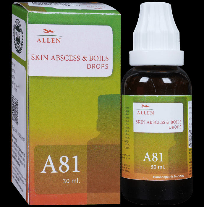 Allen A81 Skin Abscess And Boils Drop
bottle of 30 ml Drop