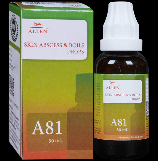 Allen A81 Skin Abscess And Boils Drop
bottle of 30 ml Drop