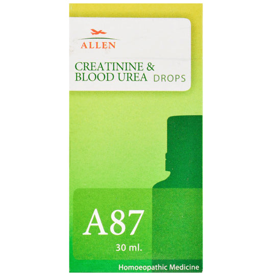 Allen A87 Creatinine & Blood Urea Drop
bottle of 30 ml Drop