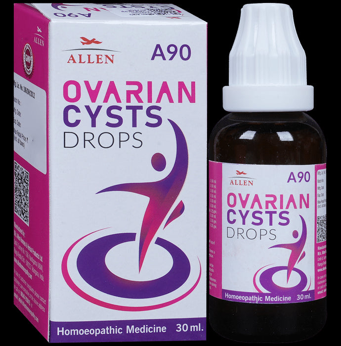Allen A90 Ovarian Cysts Drop
bottle of 30 ml Drop