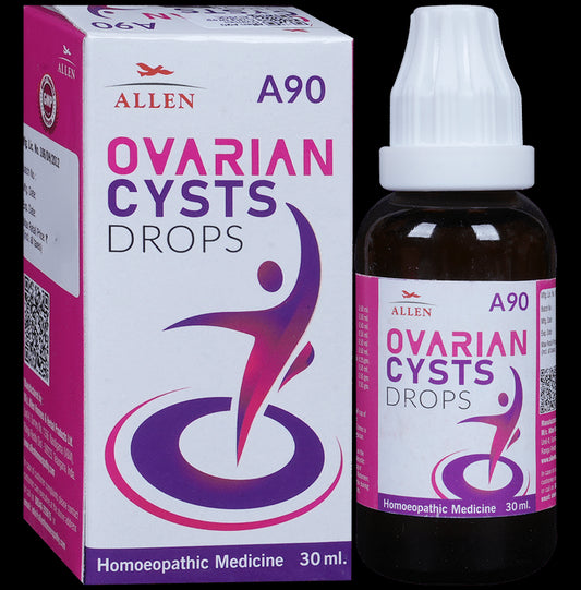 Allen A90 Ovarian Cysts Drop
bottle of 30 ml Drop