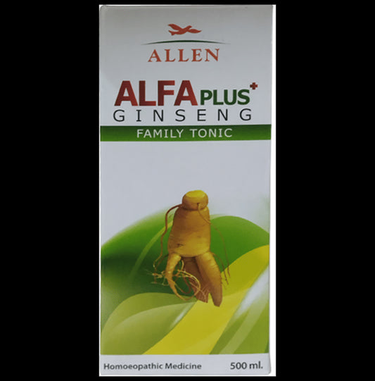 Allen Alfa Plus Ginseng Family Tonic
bottle of 30 ml Tonic