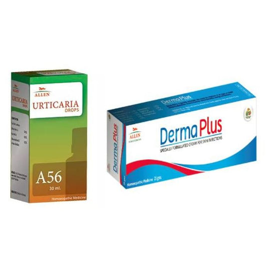 Allen Anti Urticaria Combo (A56 + Derma Plus Cream)
packet of 1 Kit