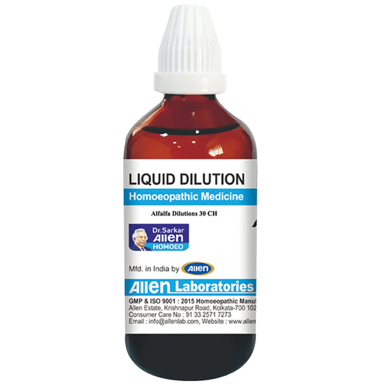 Allen Laboratories Alfalfa Liquid Dilution 30 CH
bottle of 30 ml Dilution
