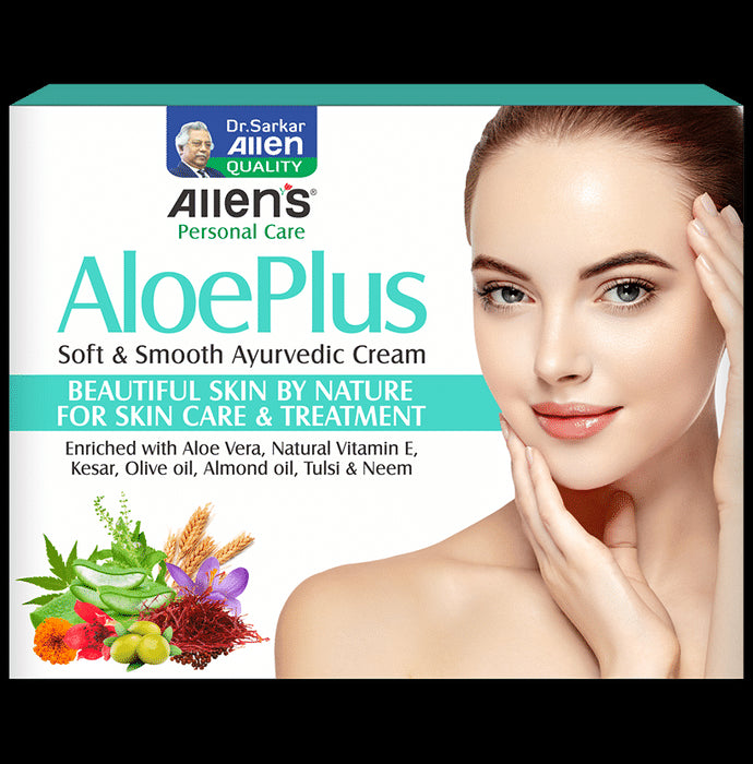 Allen Laboratories Aloe Plus Soft & Smooth Cream
combo pack of 4 Packs