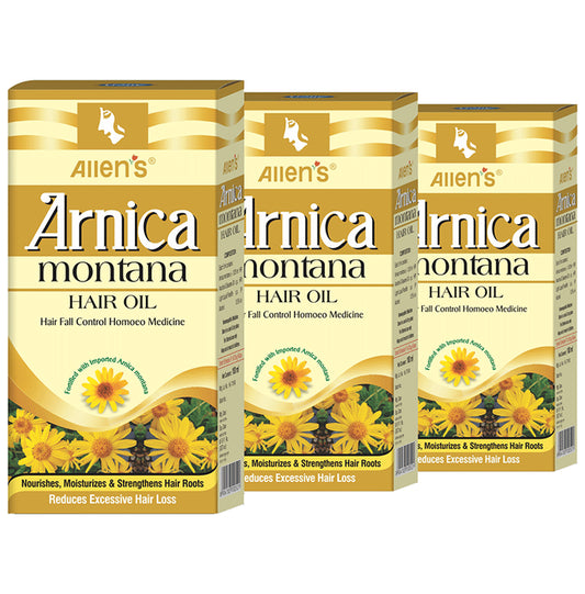 Allen Laboratories Arnica Montana Hair Oil (100ml Each)
combo pack of 3 bottles
