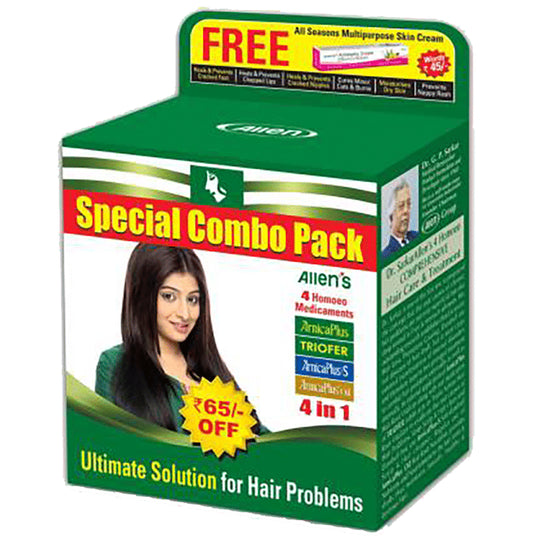 Allen Laboratories Arnica Plus Triofer 4 in 1 Special Combo Pack
combo pack of 5 Packs