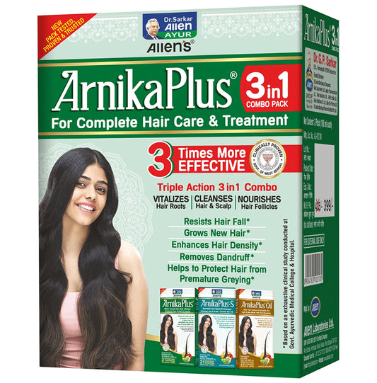 Allen Laboratories Arnika Plus Combo 3 in 1 Combo
box of 1 Box