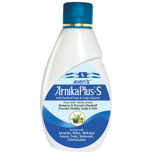 Allen Laboratories Arnika Plus-S Anti Dandruff Shampoo (100 ml Each)
box of 1 Bottle